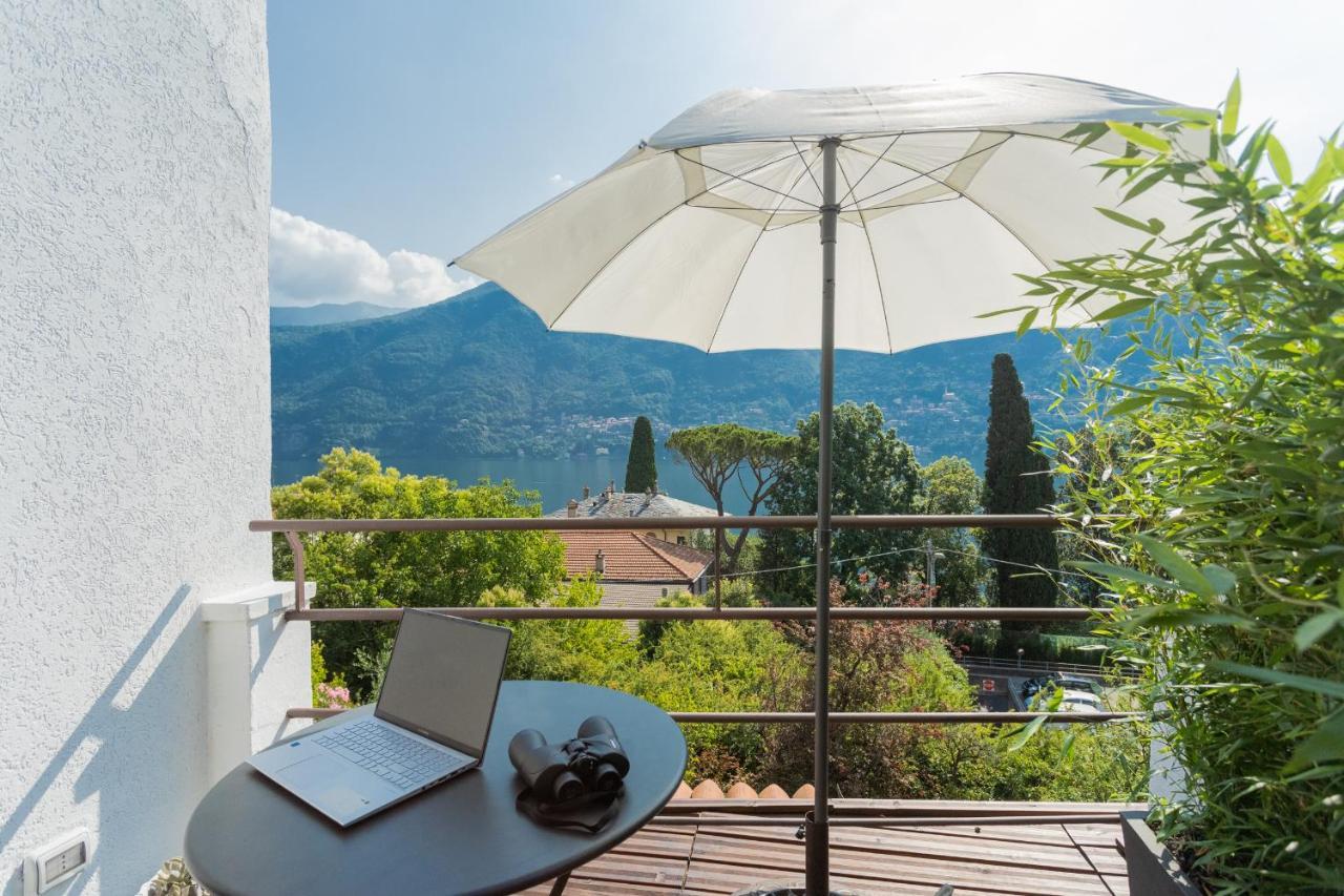 P Terrace - Lake View By Rent All Como Apartment Laglio Bagian luar foto
