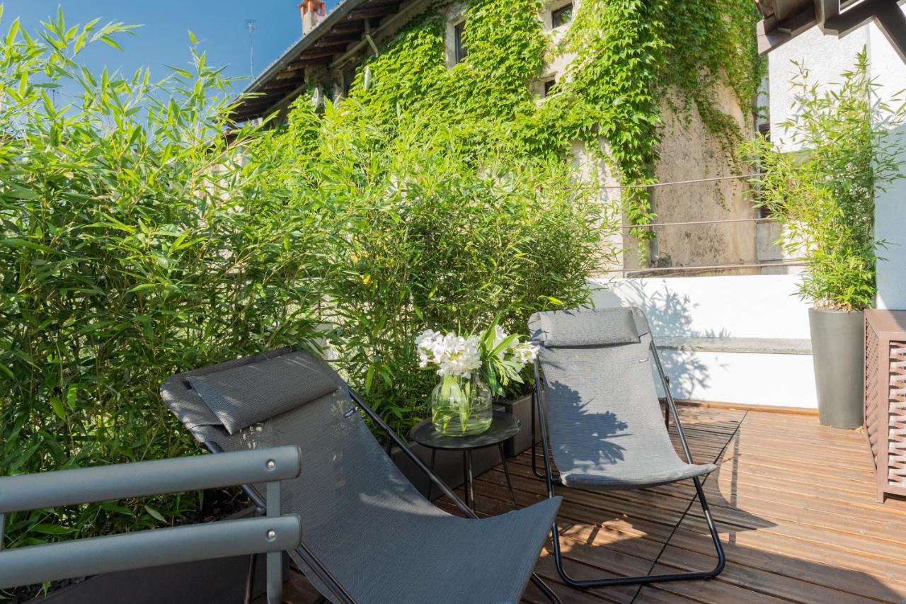 P Terrace - Lake View By Rent All Como Apartment Laglio Bagian luar foto