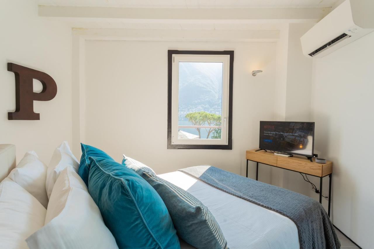 P Terrace - Lake View By Rent All Como Apartment Laglio Bagian luar foto